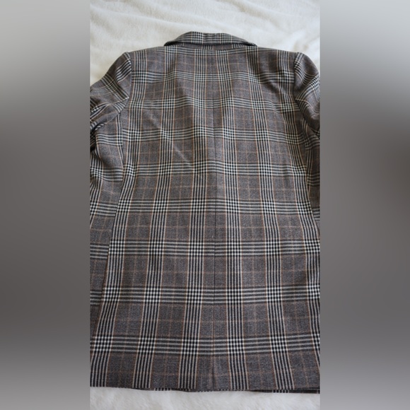H&M Checkered Double Breasted Blazer - Picture 4 of 6